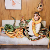 Giant Lifelike Snake Plushie – Incredibly Soft and Realistic